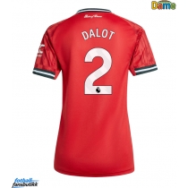 Manchester United Diogo Dalot #2 Hjemmedrakt Dame 2025-26 Kortermet